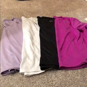 Lot of 4 Adidas running shirts sz large